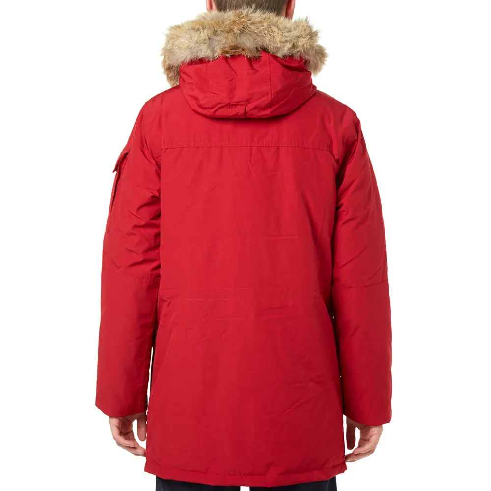 Parka shop roja mujer